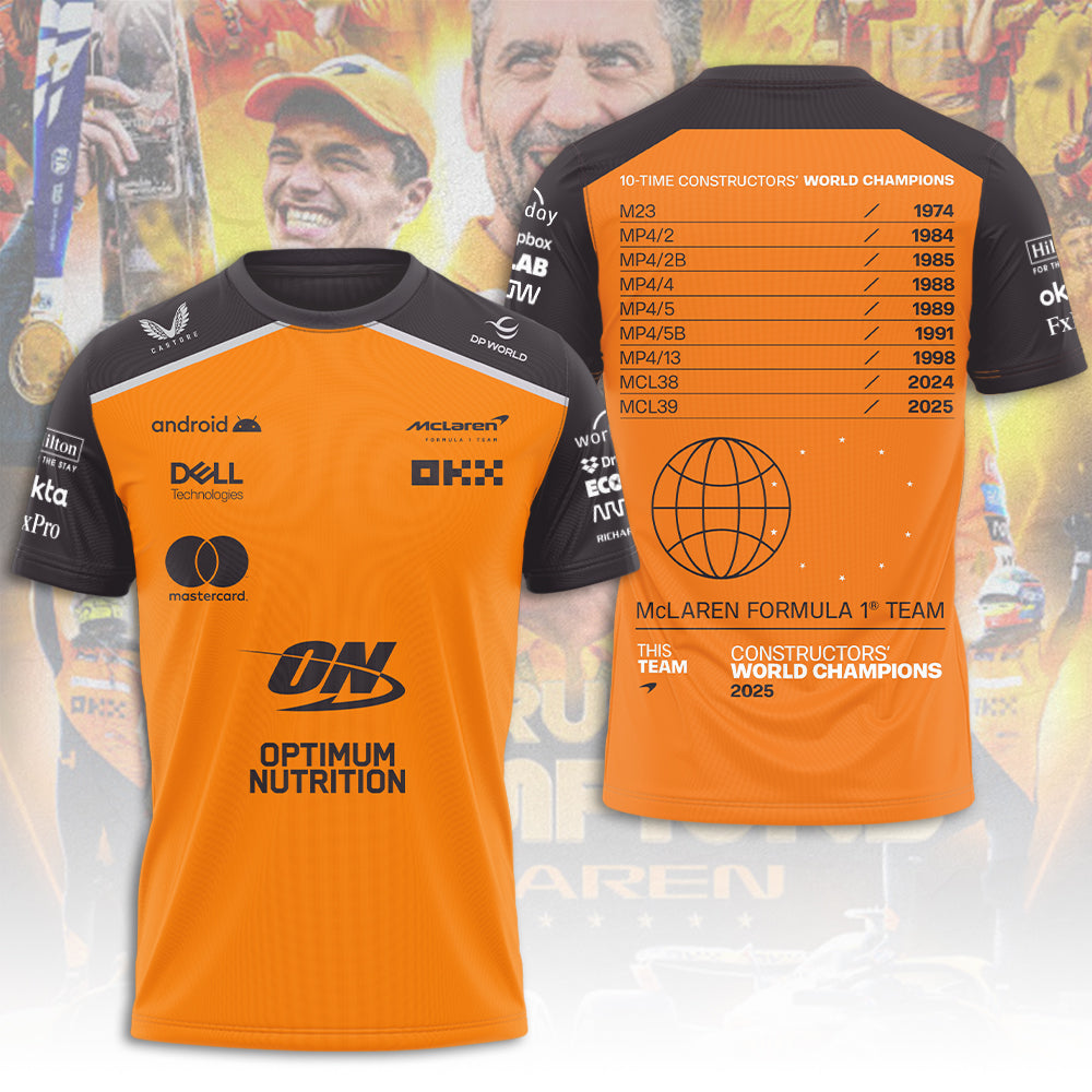 McLaren Formula 1 Team 2025 3D Apparel – NGHIAVT5201
