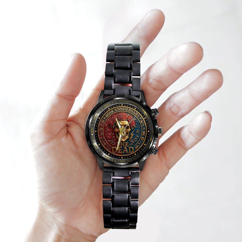 Grateful Dead Black Stainless Steel Watch - NGHIAVT5213