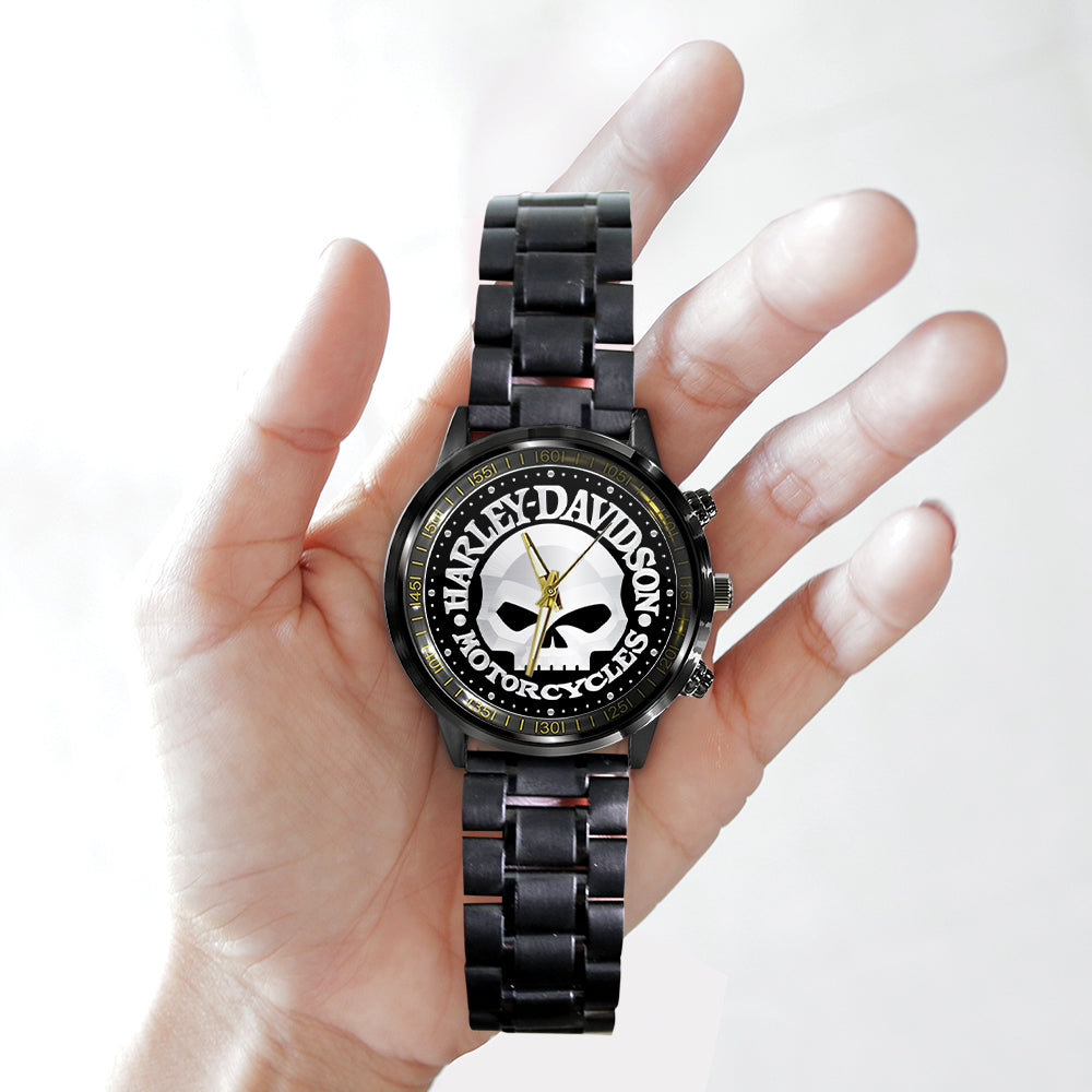 Harley Davidson Black Stainless Steel Watch - NGHIAVT5247