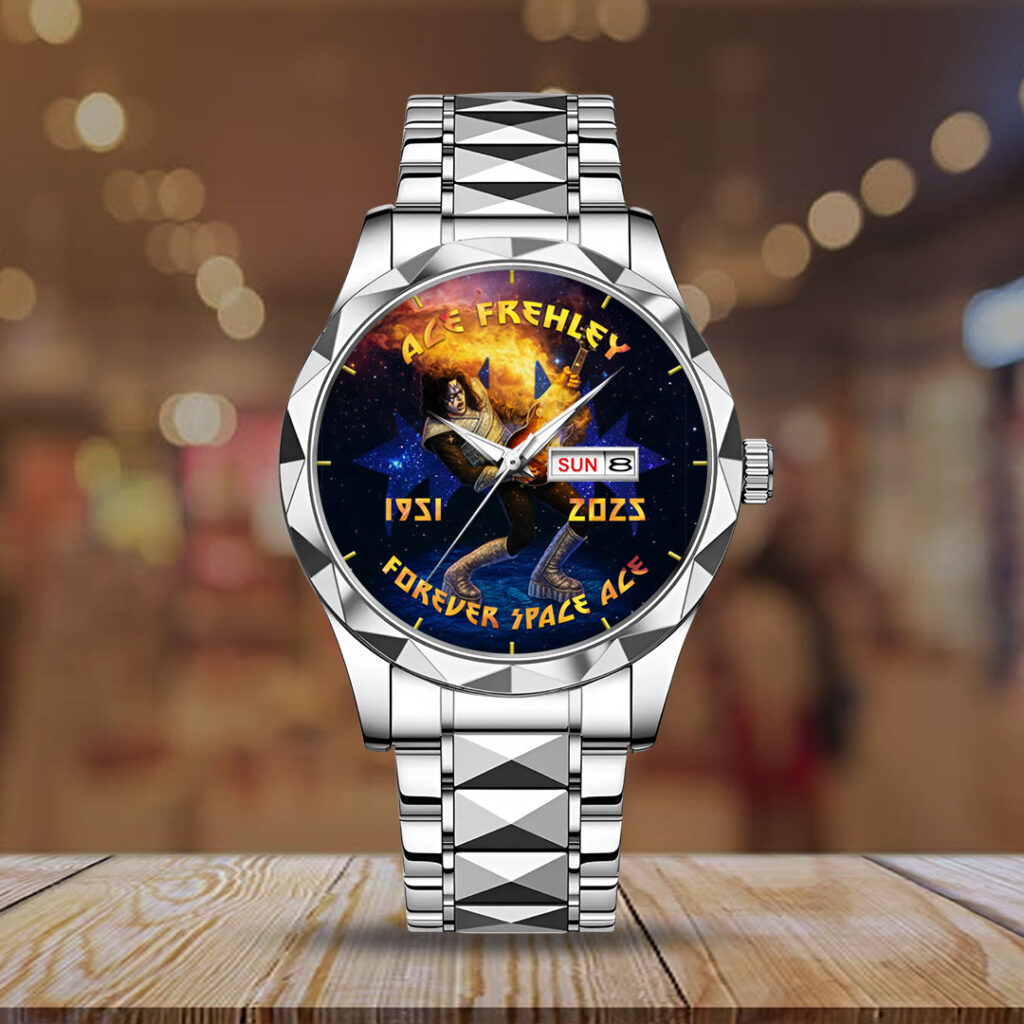 KISS x Ace Frehley Alloy Luxury Quartz Watch - NGHIAVT5357