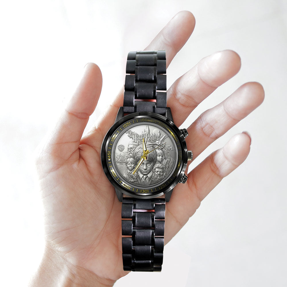 Harry Potter 25th Anniversary 2026 Black Stainless Steel Watch - NGHIAVT6037