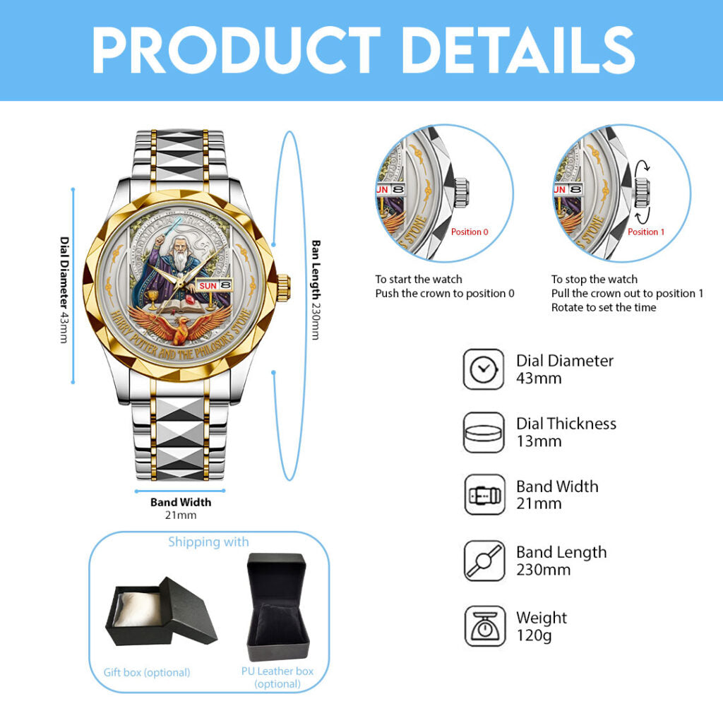 Harry Potter Alloy Luxury Quartz Watch - NGHIAVT6122