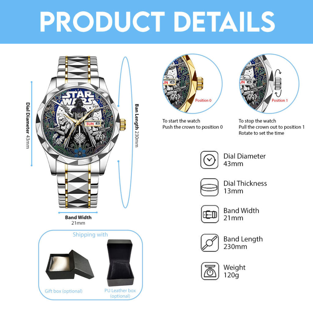Star Wars Alloy Luxury Quartz Watch - NGHIAVT6173