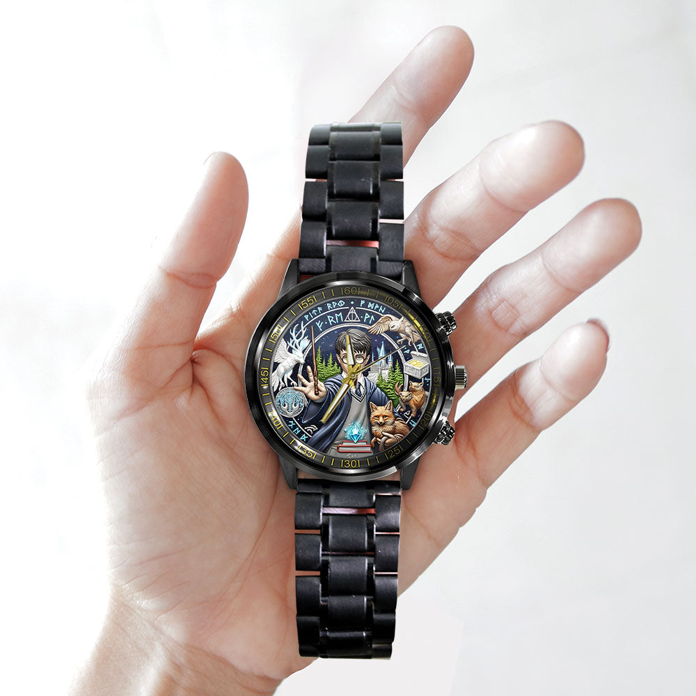Harry Potter Black Stainless Steel Watch - NGHIAVT9198