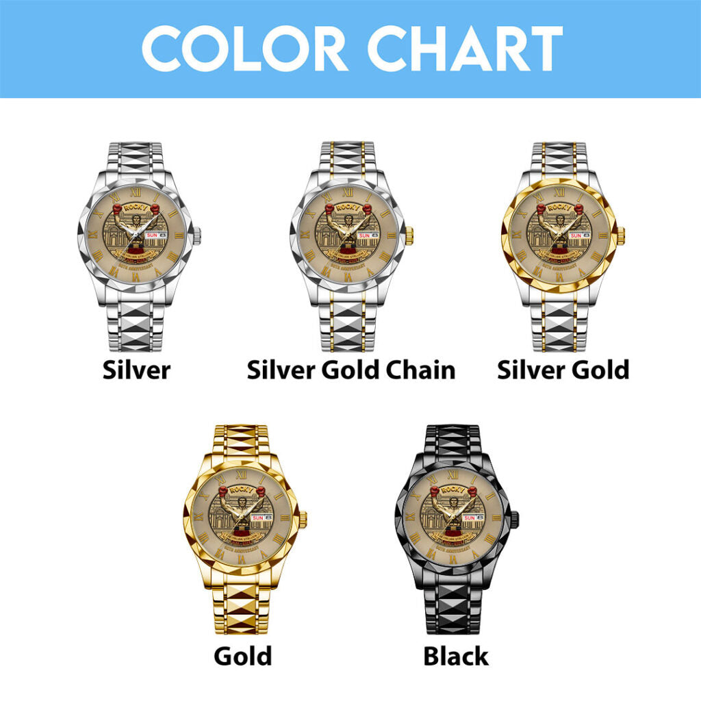 Rocky Balboa 50th Anniversary Alloy Luxury Quartz Watch - NGHIAVT9228
