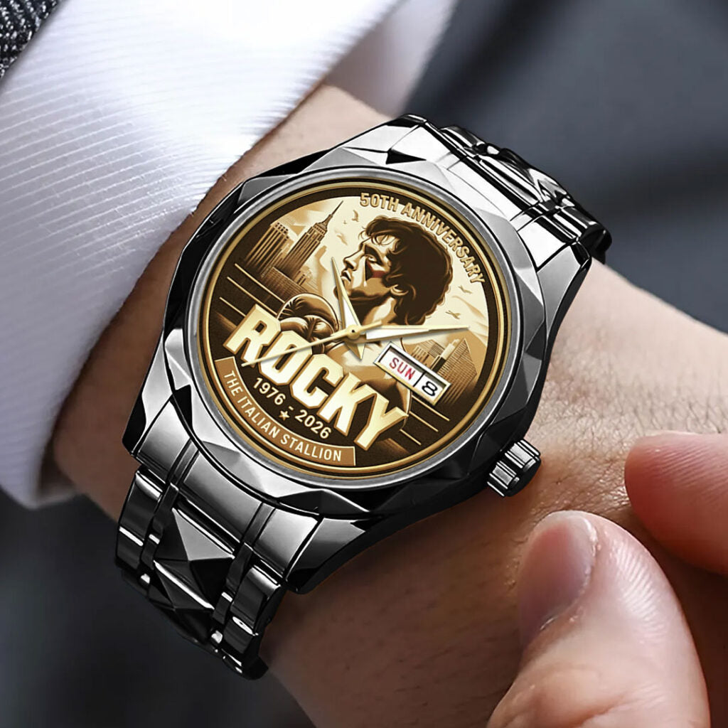 Rocky Balboa 50th Anniversary Alloy Luxury Quartz Watch - NGHIAVT9238