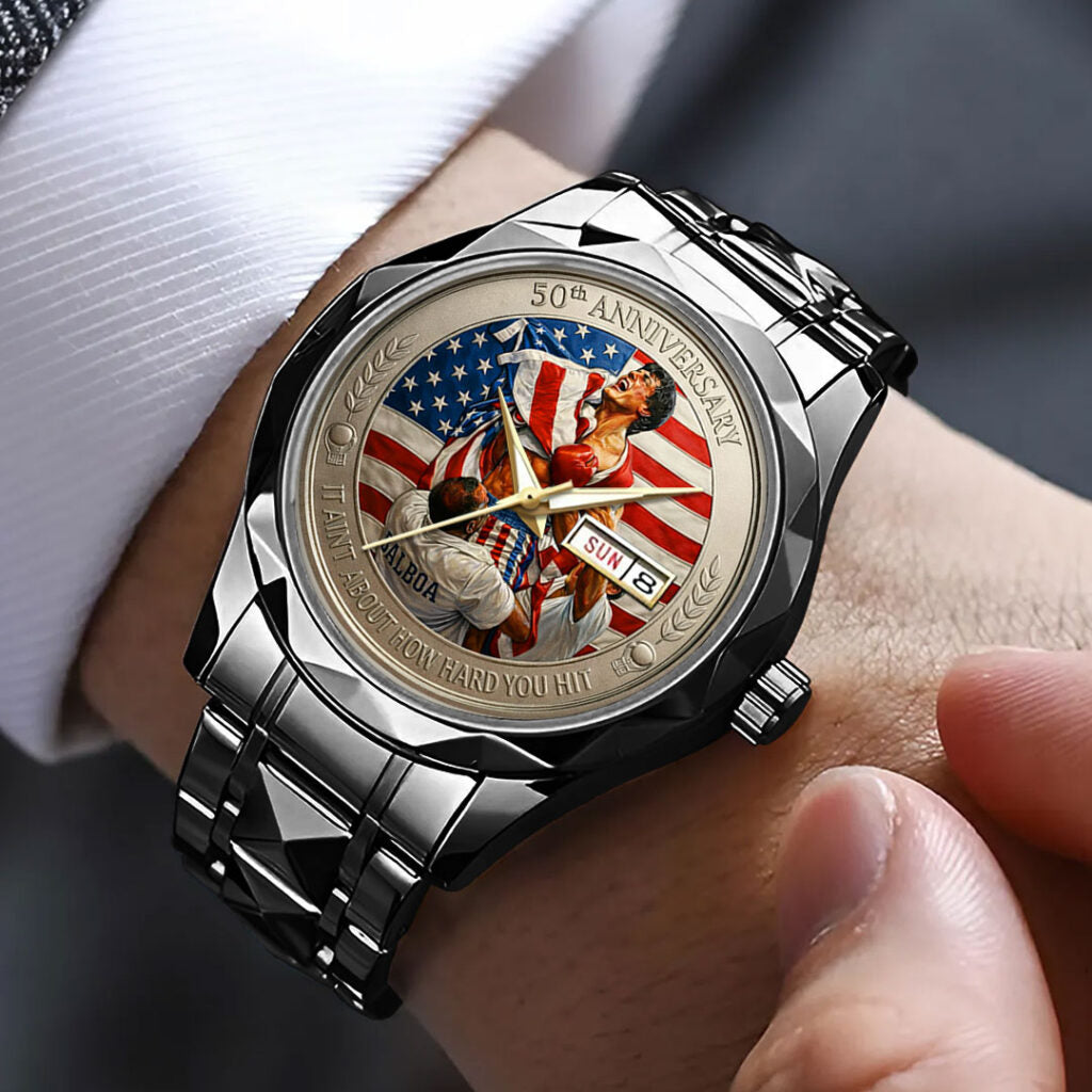 Rocky Balboa 50th Anniversary Alloy Luxury Quartz Watch - NGHIAVT9263
