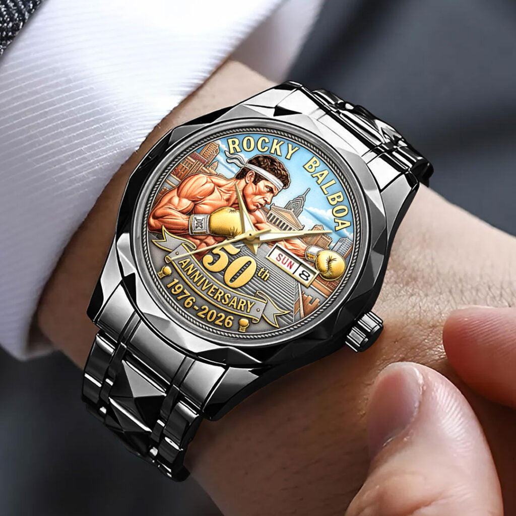 Rocky Balboa 50th Anniversary Alloy Luxury Quartz Watch - NGHIAVT9265