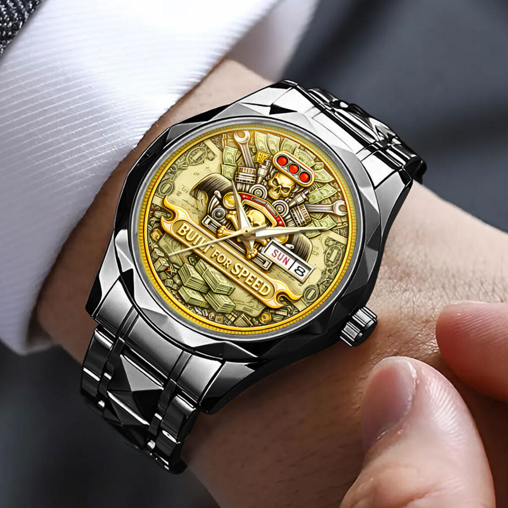 Rat Fink Iron Garage Rebellion Alloy Luxury Quartz Watch - NGHIAVT9323