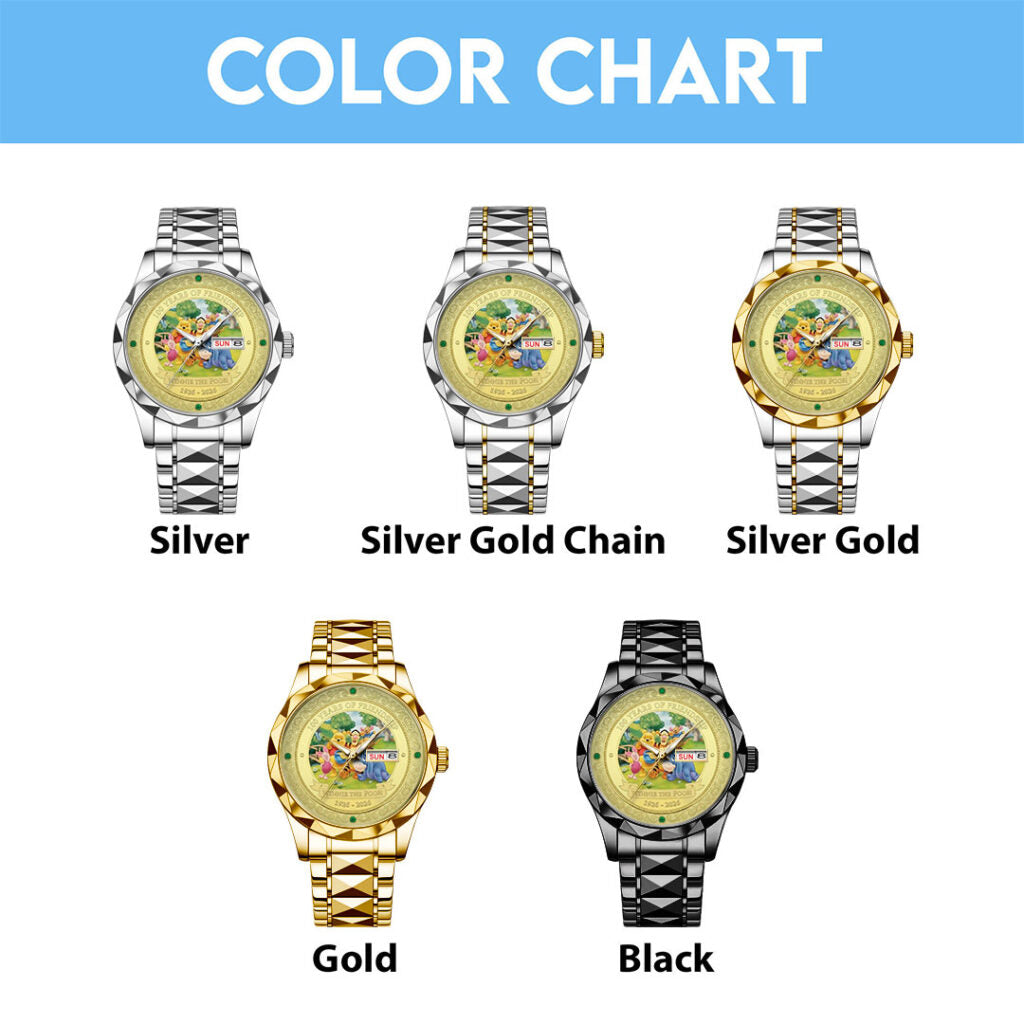 Winnie-the-Pooh 100th Anniversary Alloy Luxury Quartz Watch - NGHIAVT9357