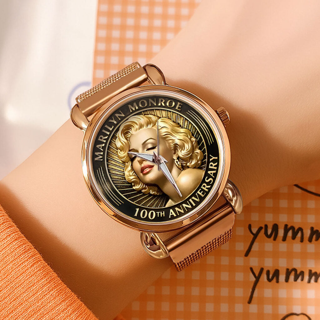 Marilyn Monroe 100th Anniversary Mesh Strap Quartz Watch - NGHIAVT9393