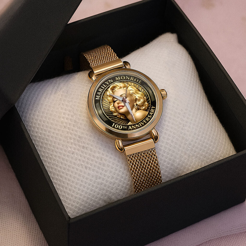 Marilyn Monroe 100th Anniversary Mesh Strap Quartz Watch - NGHIAVT9393