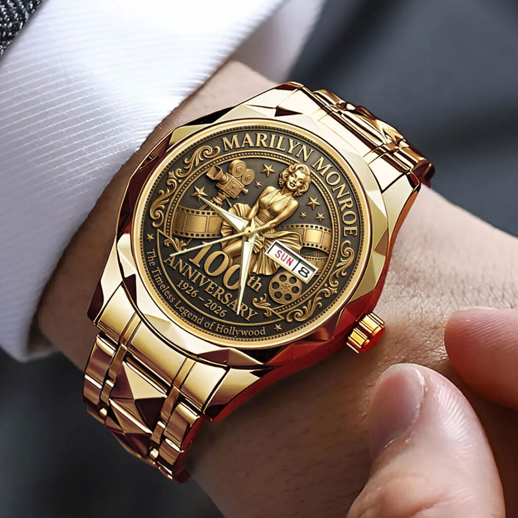 Marilyn Monroe 100th Anniversary Alloy Luxury Quartz Watch - NGHIAVT9395