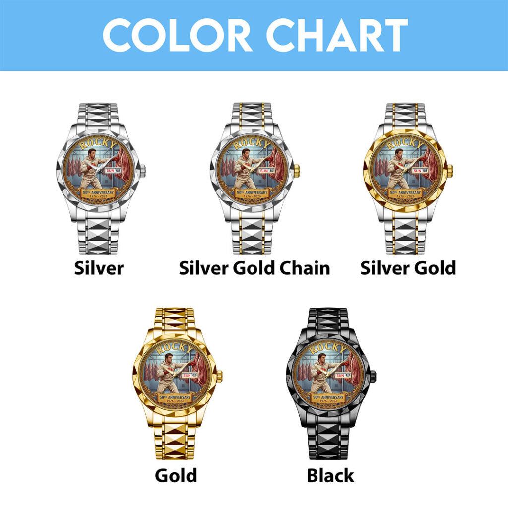 Rocky 50th Anniversary Alloy Luxury Quartz Watch - NGHIAVT9409