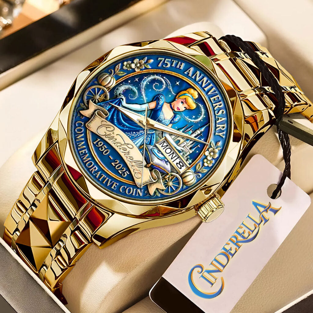 Cinderella 1950-2025 75th Anniversary Alloy Luxury Quartz Watch - NGHIAVT9411