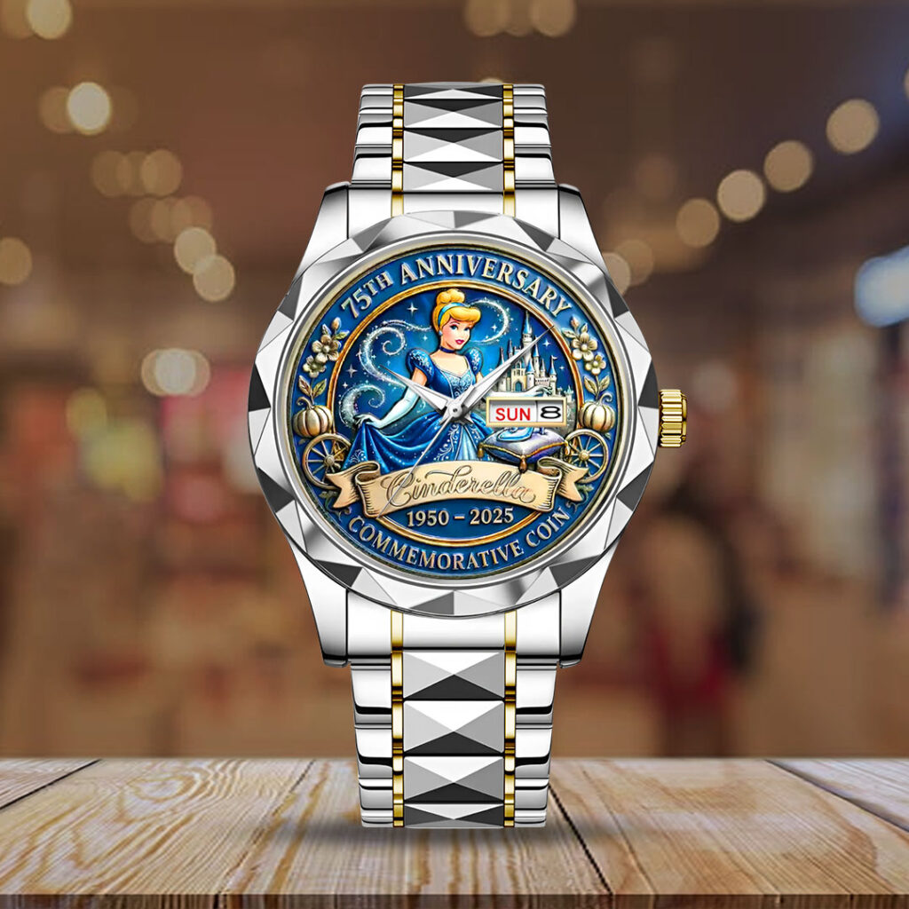 Cinderella 1950-2025 75th Anniversary Alloy Luxury Quartz Watch - NGHIAVT9411