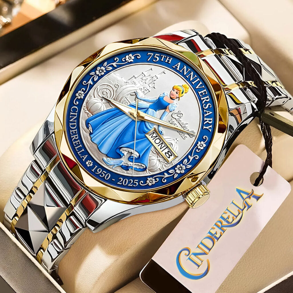 Cinderella 1950-2025 75th Anniversary Alloy Luxury Quartz Watch - NGHIAVT9414
