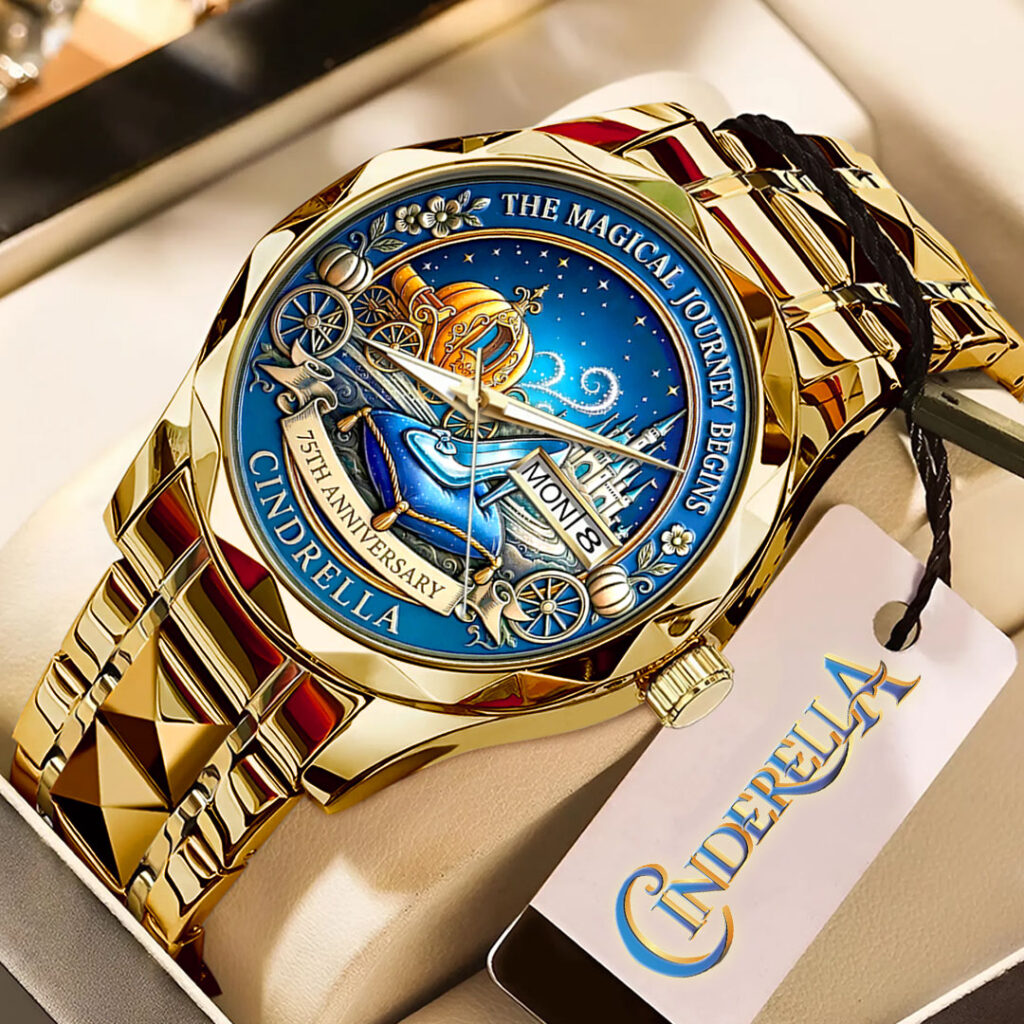 Cinderella 1950-2025 75th Anniversary Alloy Luxury Quartz Watch -  NGHIAVT9415