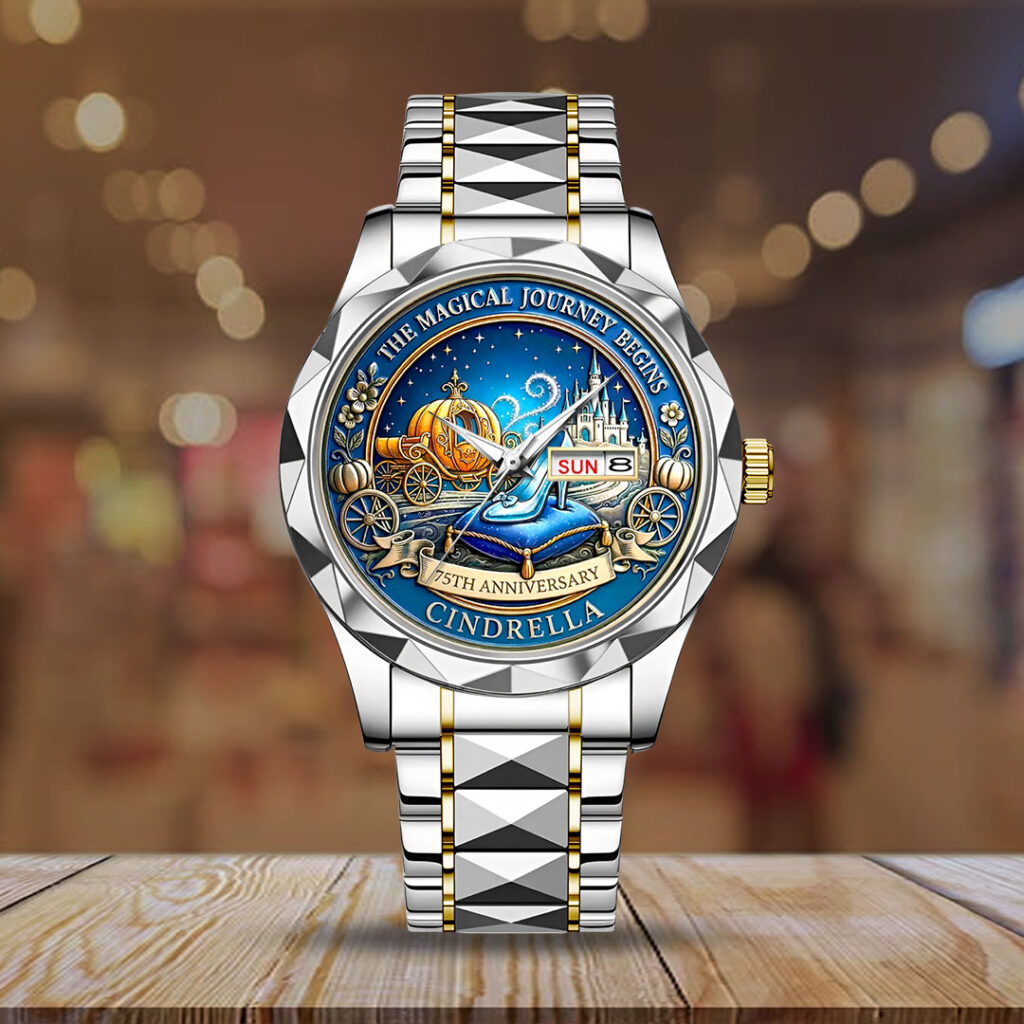 Cinderella 1950-2025 75th Anniversary Alloy Luxury Quartz Watch -  NGHIAVT9415