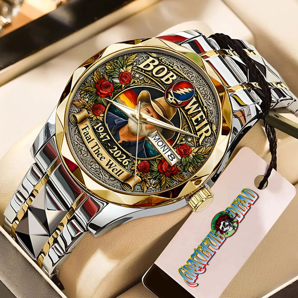 Grateful Dead x Bob Weir Alloy Luxury Quartz Watch - NGHIAVT9423