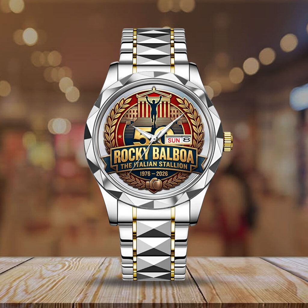 Rocky Balboa 50th Anniversary Alloy Luxury Quartz Watch - NGHIAVT9485
