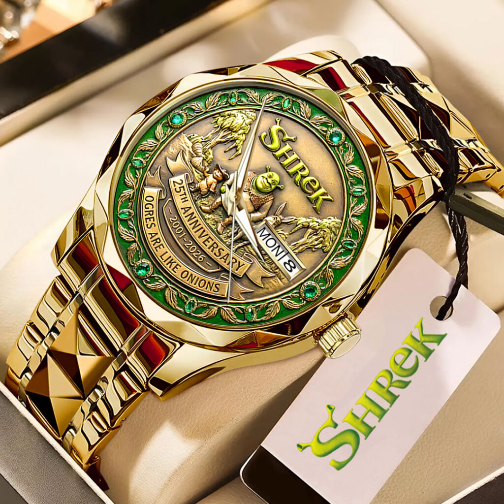 Shrek 25th Anniversary Alloy Luxury Quartz Watch - NGHIAVT9503