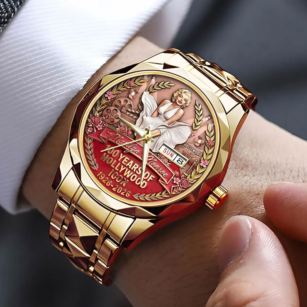 Marilyn Monroe 100th Anniversary Alloy Luxury Quartz Watch - NGHIAVT9522