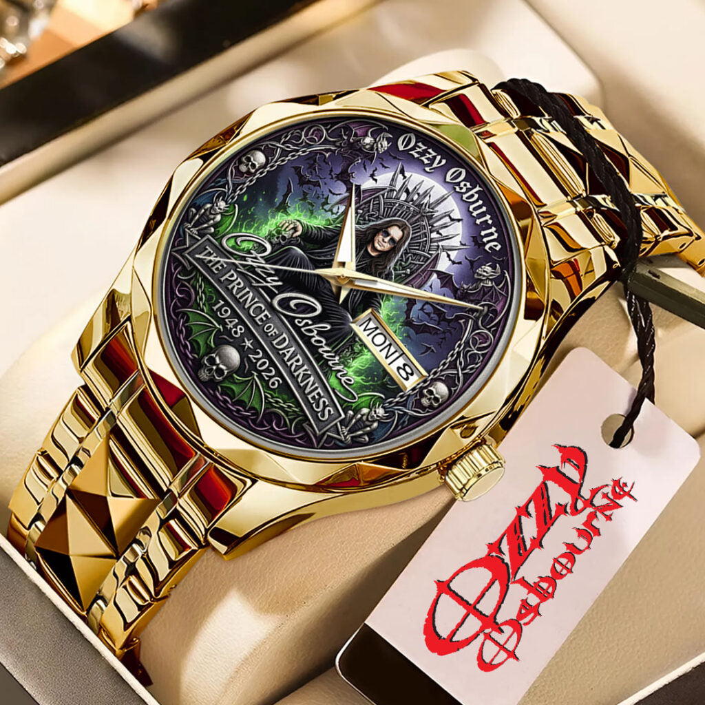 Ozzy Osbourne Alloy Luxury Quartz Watch - NGHIAVT9564