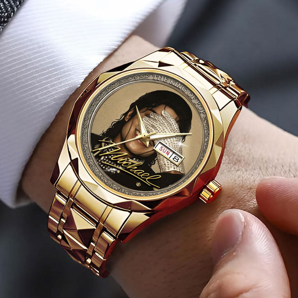 Michael Jackson Alloy Luxury Quartz Watch - NGHIAVT9571