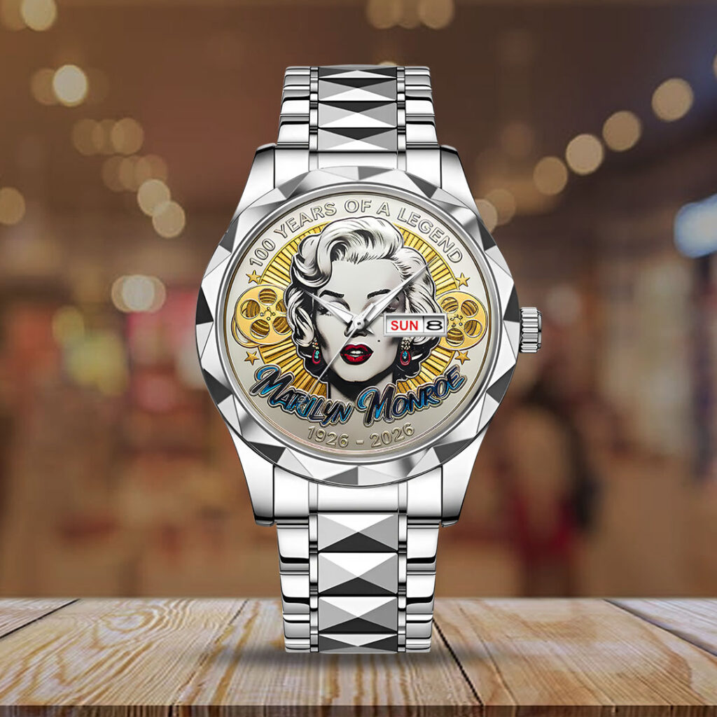 Marilyn Monroe 100th Anniversary Alloy Luxury Quartz Watch - NGHIAVT9574