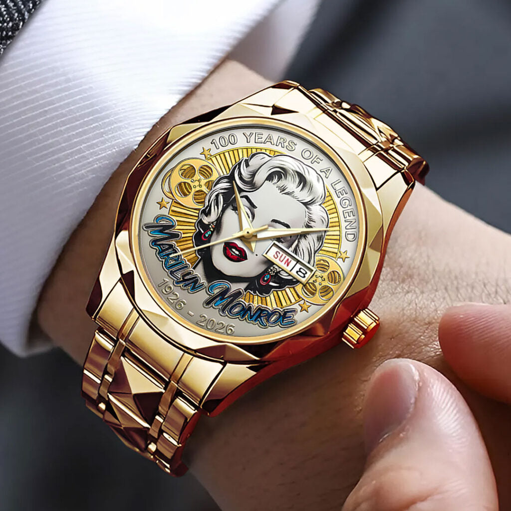 Marilyn Monroe 100th Anniversary Alloy Luxury Quartz Watch - NGHIAVT9574