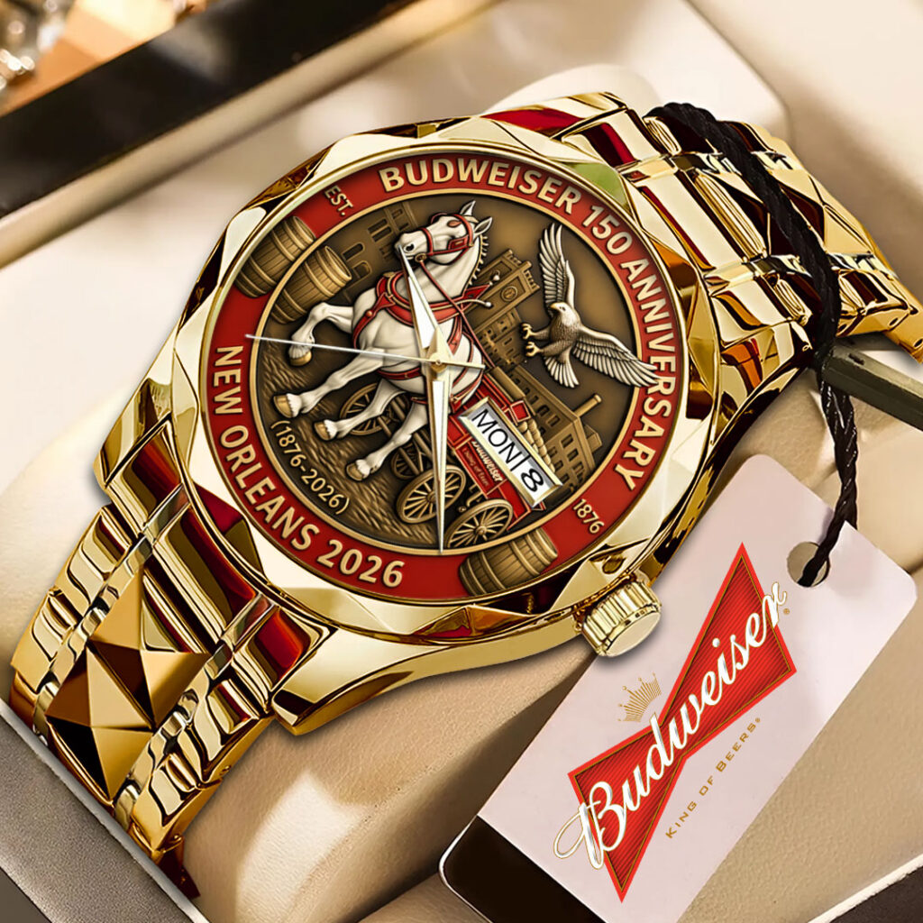 Budweiser 150th Anniversary Alloy Luxury Quartz Watch - NGHIAVT9613
