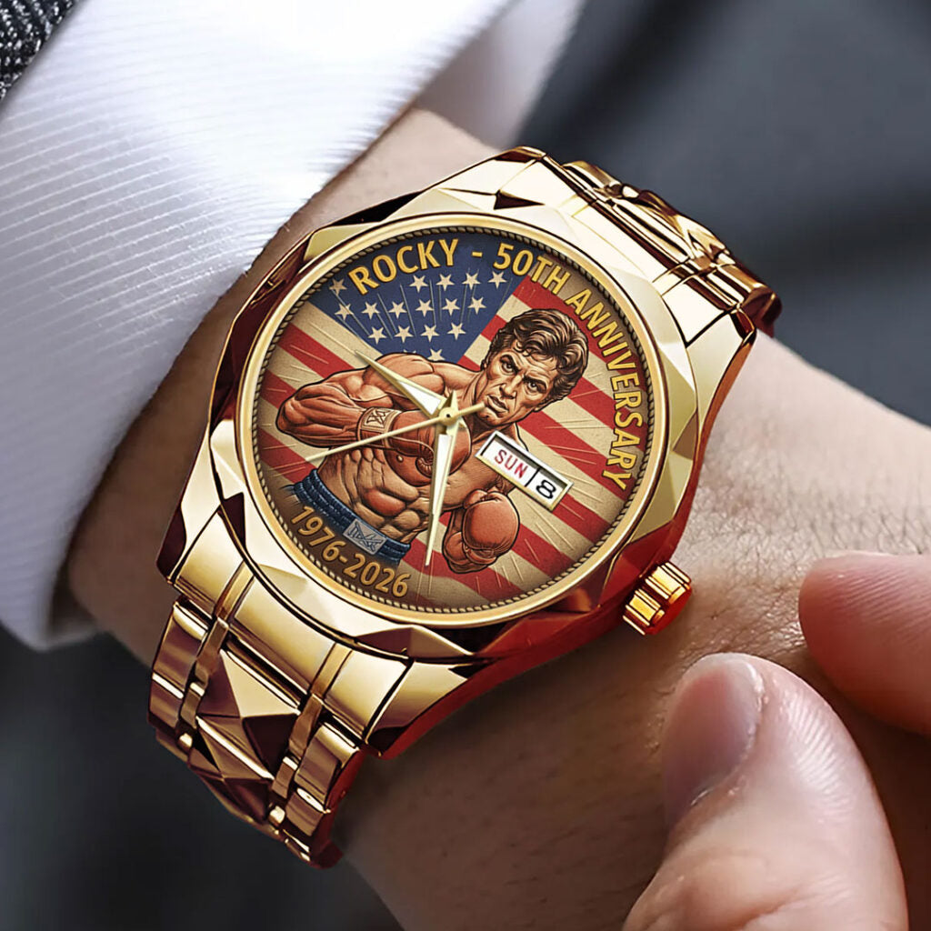 Rocky 50th Anniversary Alloy Luxury Quartz Watch - NGHIAVT9639
