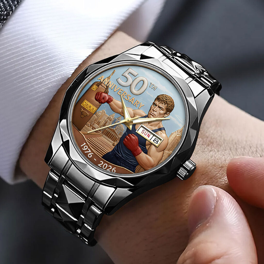 Rocky Balboa 50th Anniversary Alloy Luxury Quartz Watch - NGHIAVT9640