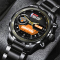 New York Knicks 2025 NBA Cup Champions Black Stainless Steel Watch - MAITM14111