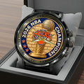 New York Knicks 2026 NBA Finals Champions Black Stainless Steel Watch - HOATT19064