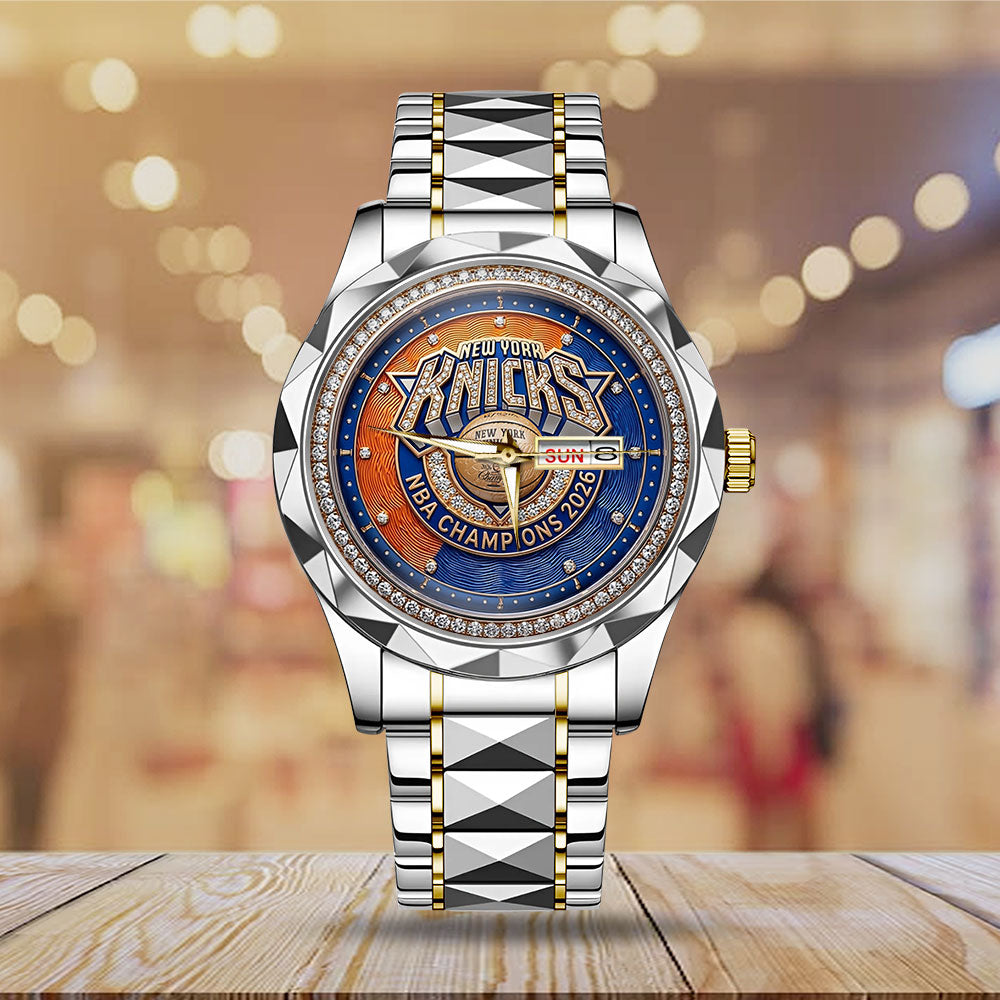 New York Knicks NBA Champions 2026 Alloy Luxury Quartz Watch - TMTHU6899