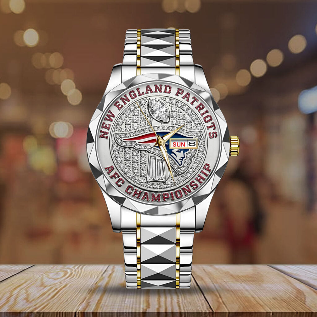 New England Patriots Alloy Luxury Quartz Watch - TMTHU3771