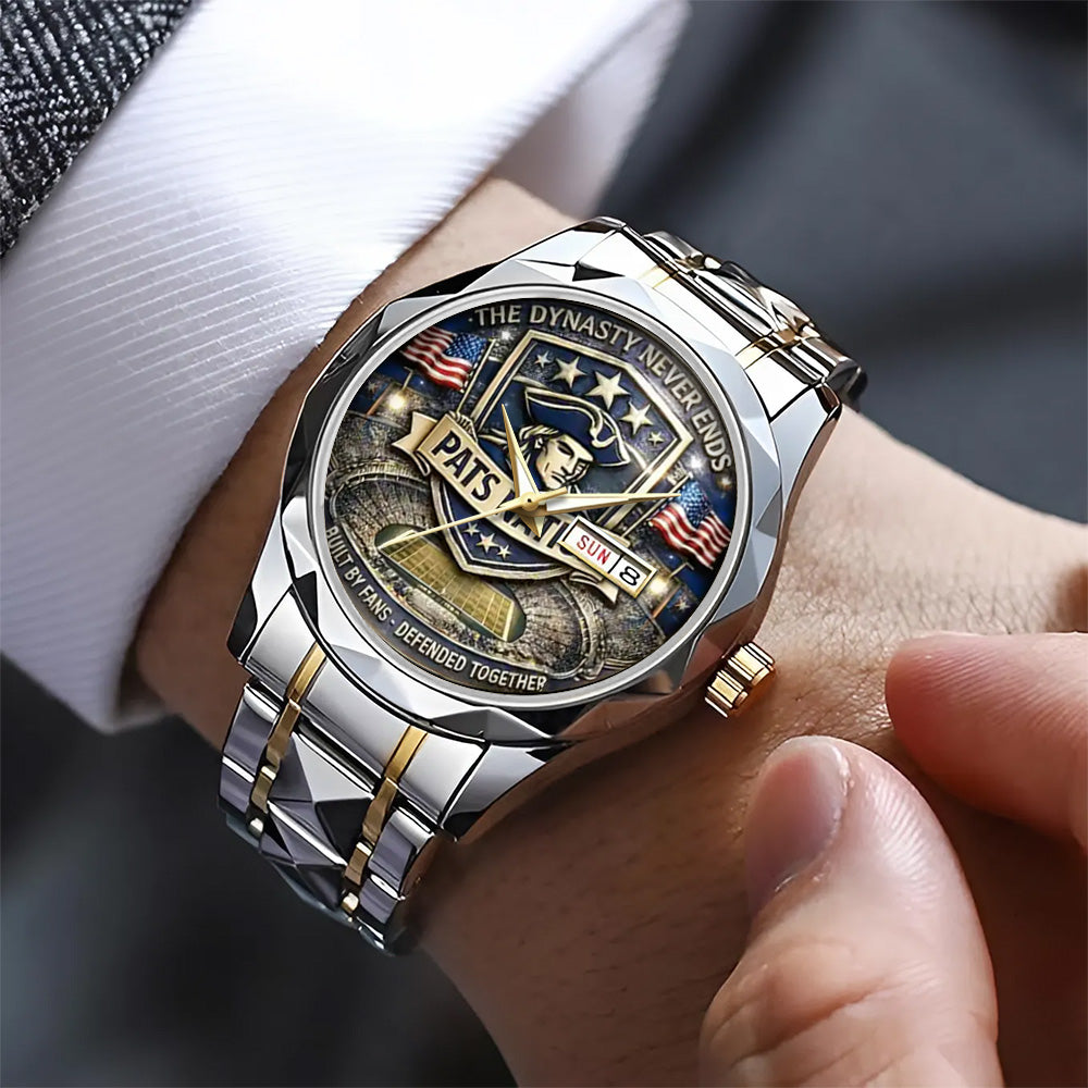 New England Patriots Alloy Luxury Quartz Watch - TANTN20191