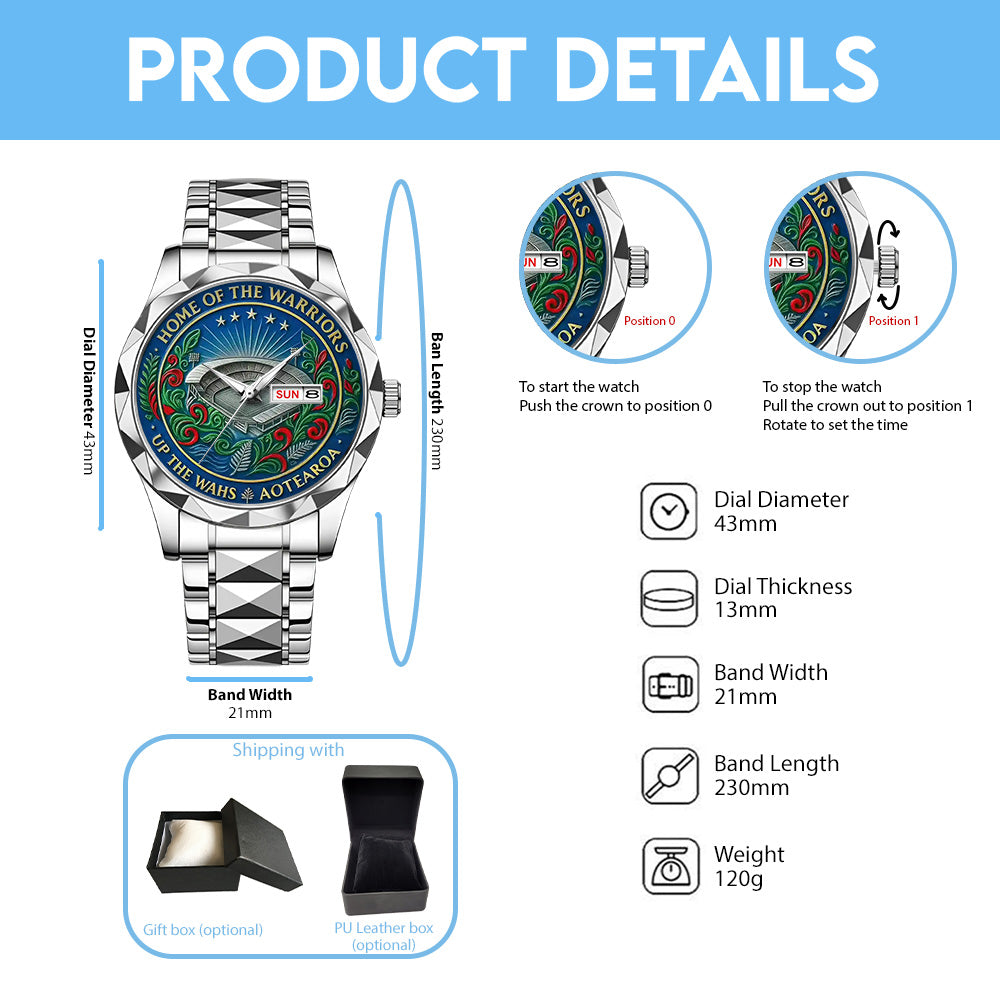 New Zealand Warriors 30th Anniversary Alloy Luxury Quartz Watch - TANTN17877