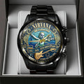 Nirvana x Nevermind 35th Anniversary Black Stainless Steel Watch - TANTN20047