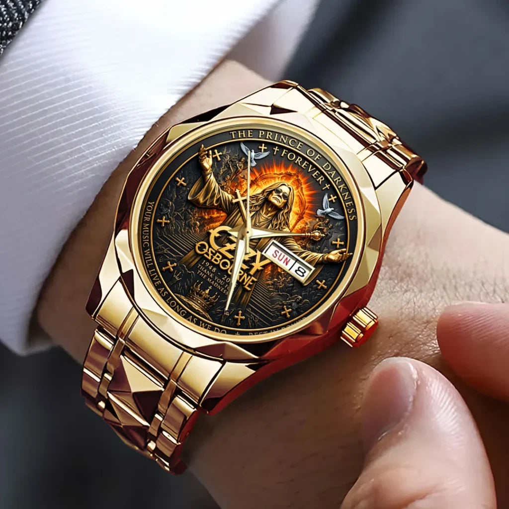 Ozzy Osbourne Alloy Luxury Quartz Watch - TMTHU8796