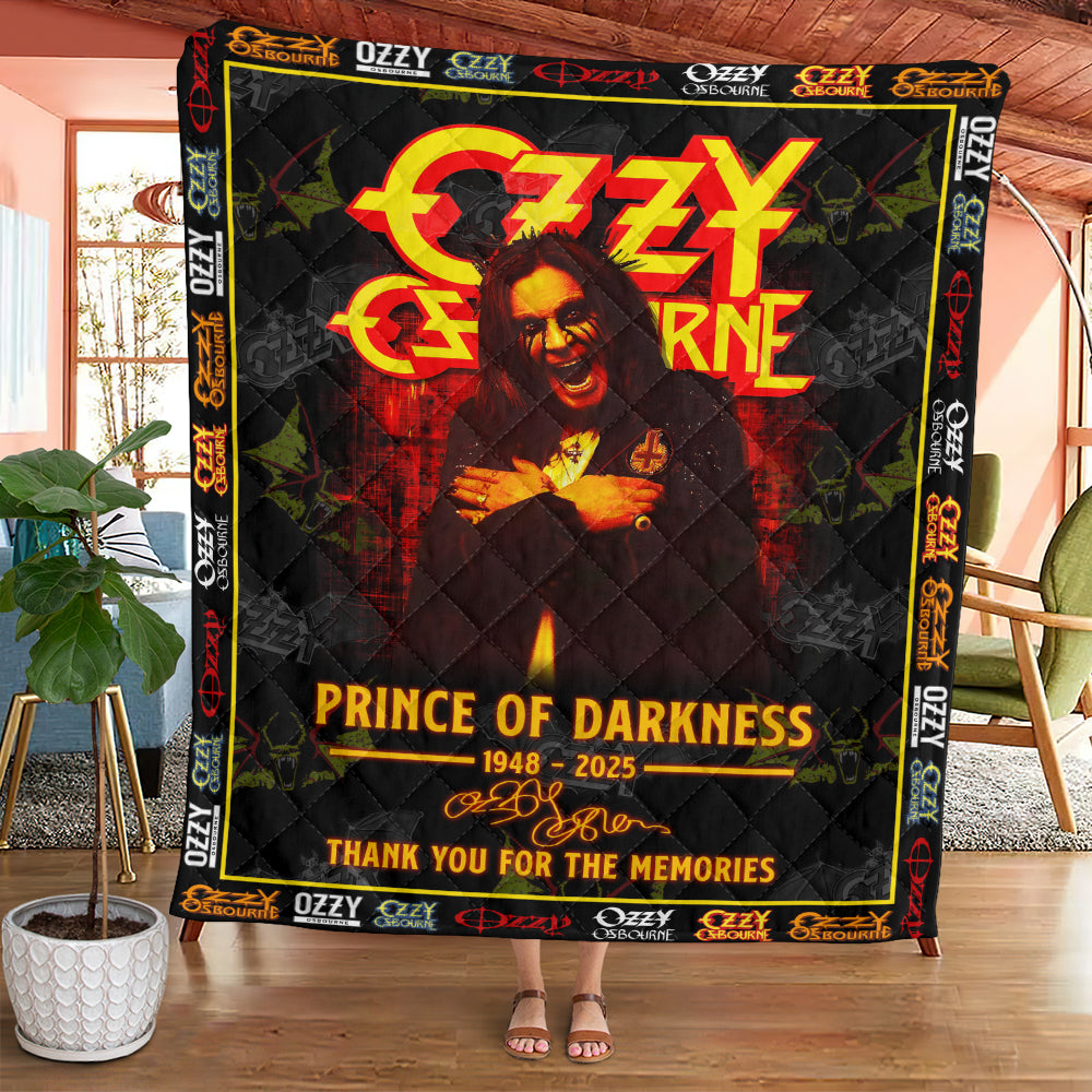 Ozzy Osbourne Quilt Blanket - MAITM12741
