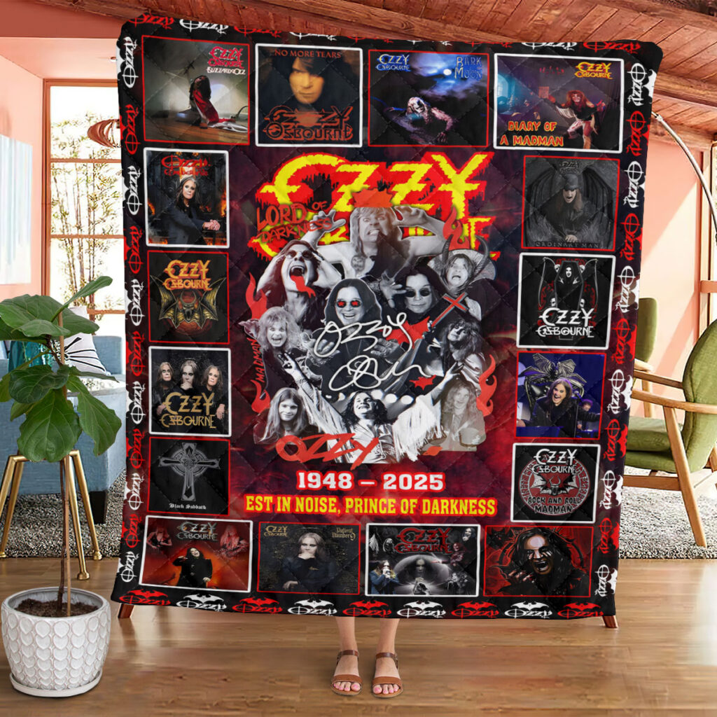 Ozzy Osbourne Quilt Blanket - TANTN 14931