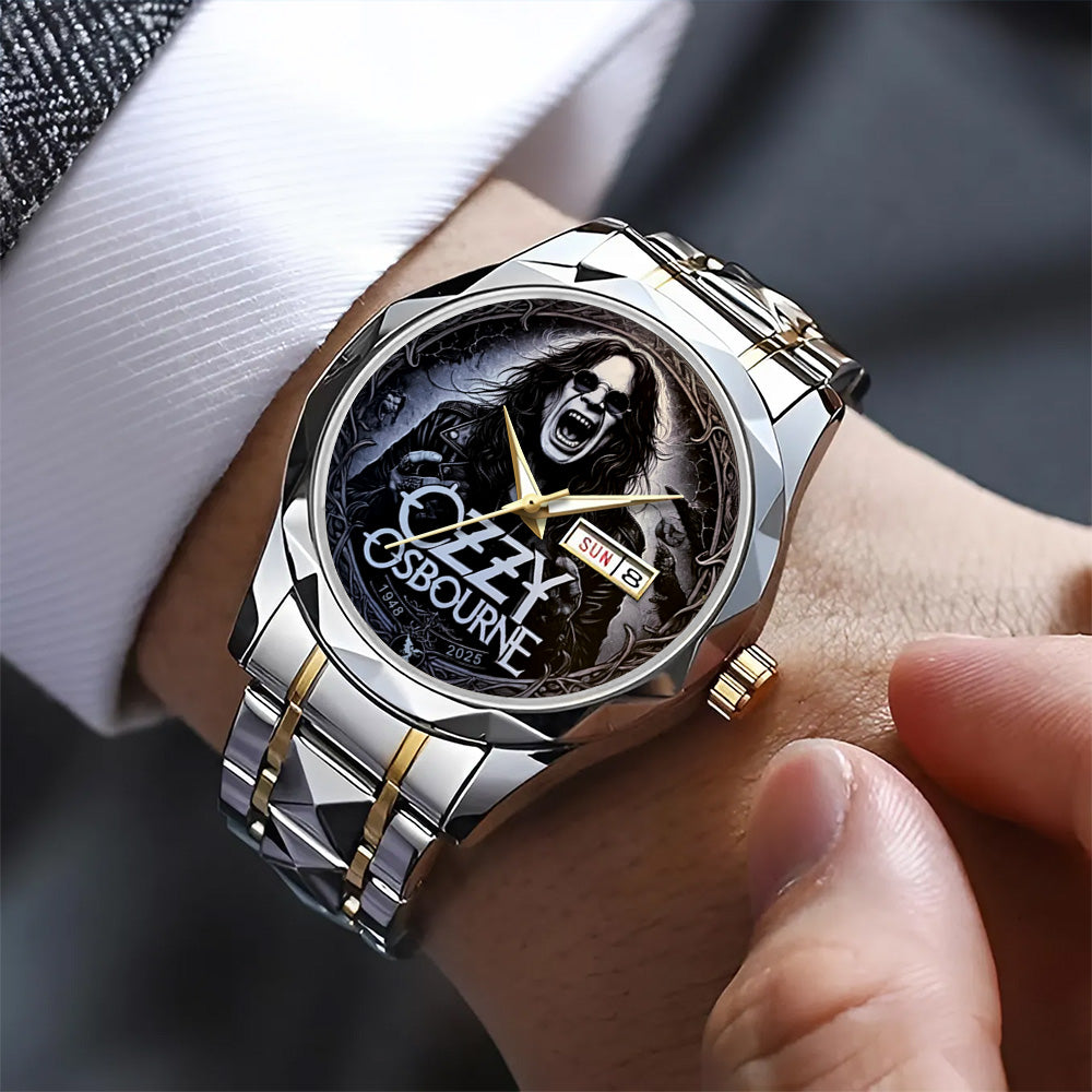 Ozzy Osbourne Alloy Luxury Quartz Watch - GNE 4092
