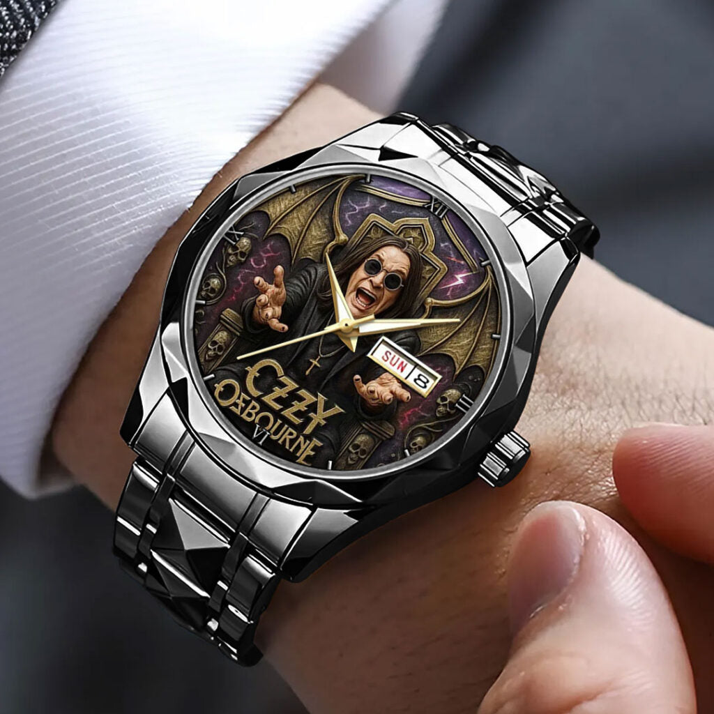Ozzy Osbourne Alloy Luxury Quartz Watch - GNE4493
