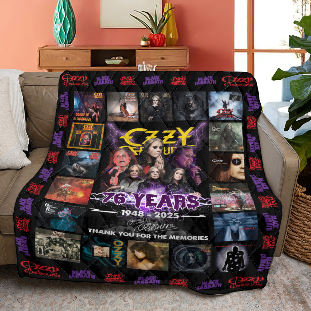 Ozzy Osbourne Quilt Blanket - TANTN 15197