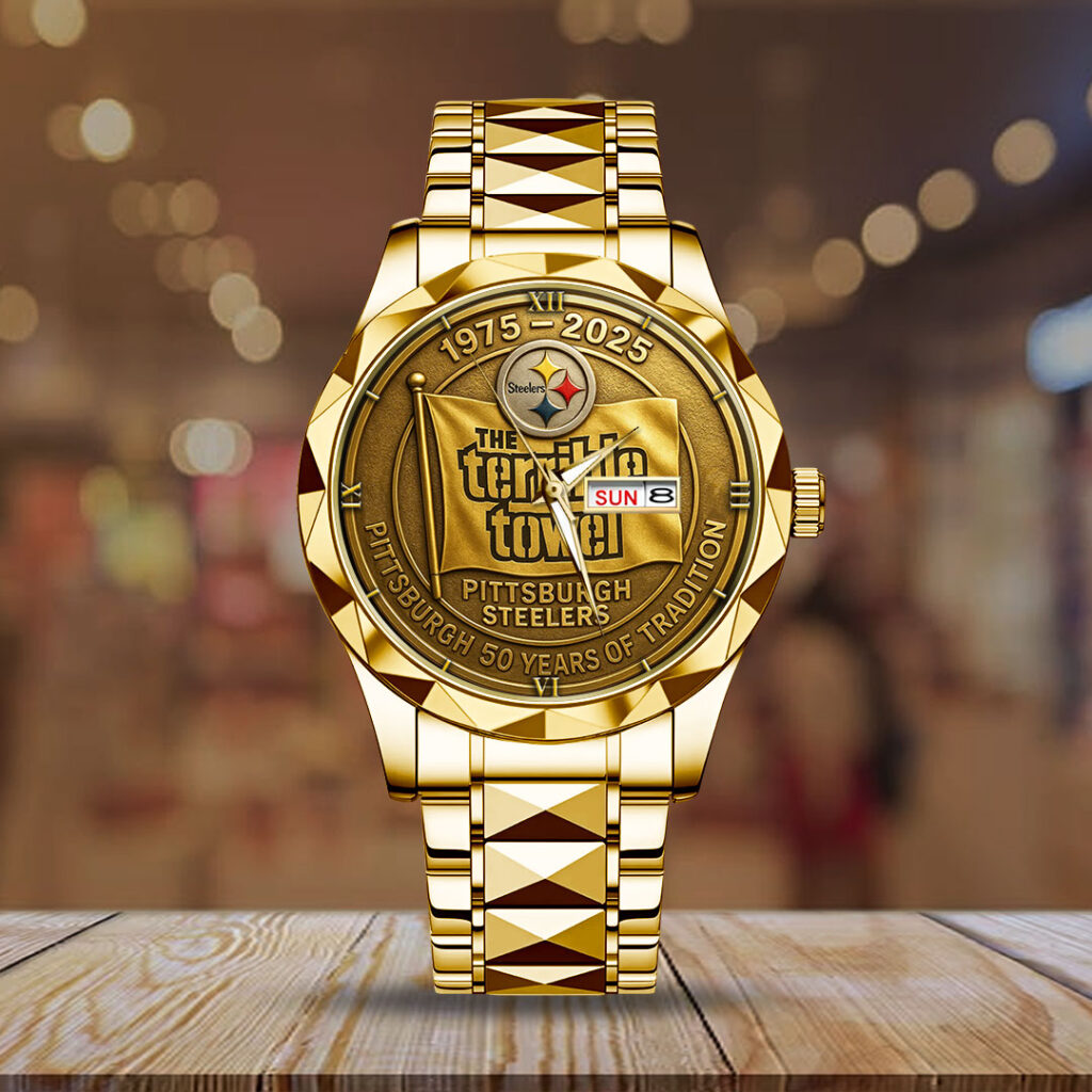 Pittsburgh Steelers 50th Anniversary 2025 Alloy Luxury Quartz Watch - TMTHU678