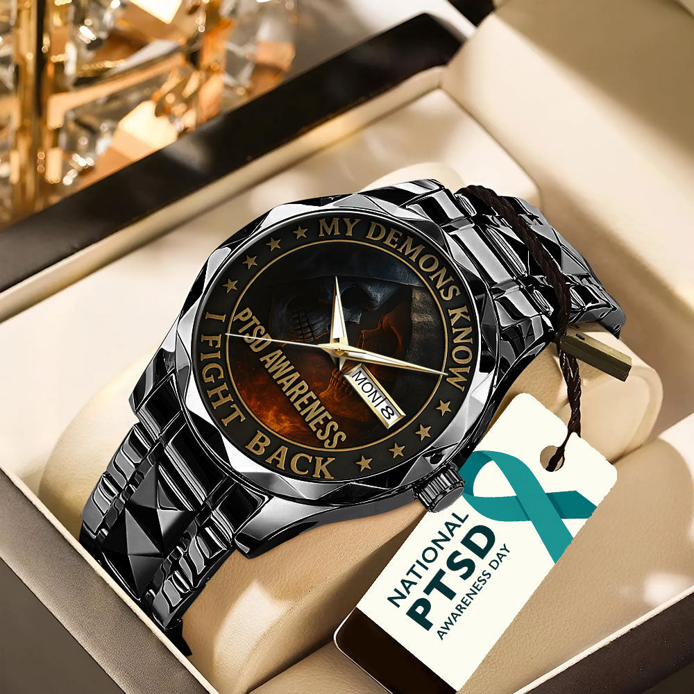 PTSD Awareness Veterans Alloy Luxury Quartz Watch - TANTN15628