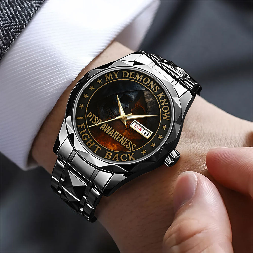 PTSD Awareness Veterans Alloy Luxury Quartz Watch - TANTN15628